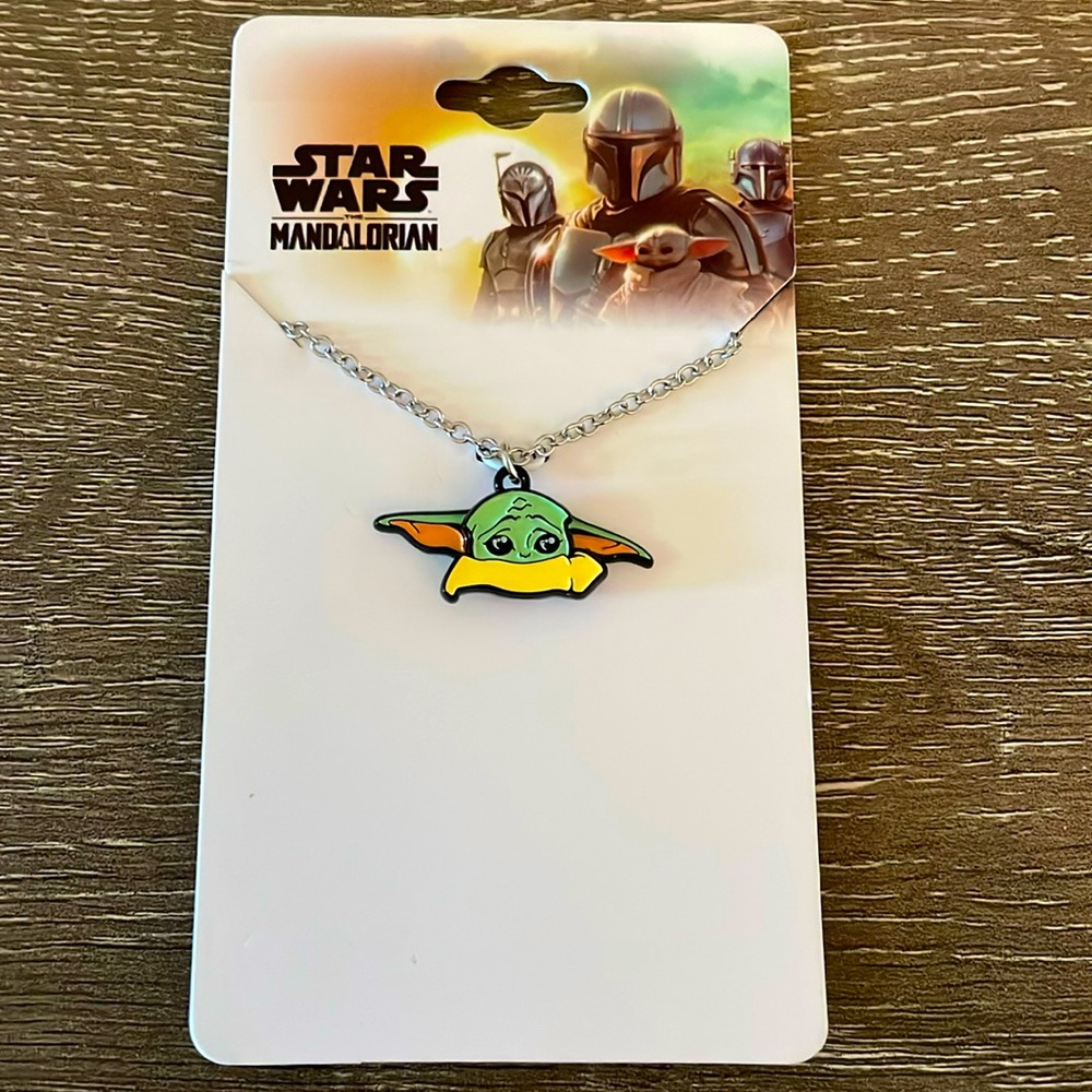 Star Wars Mandalorian Sad Grogu Necklace